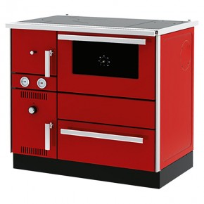 Печь-плита с водяным контуром Alfa-Plam ALFA TERM 20 (красная)