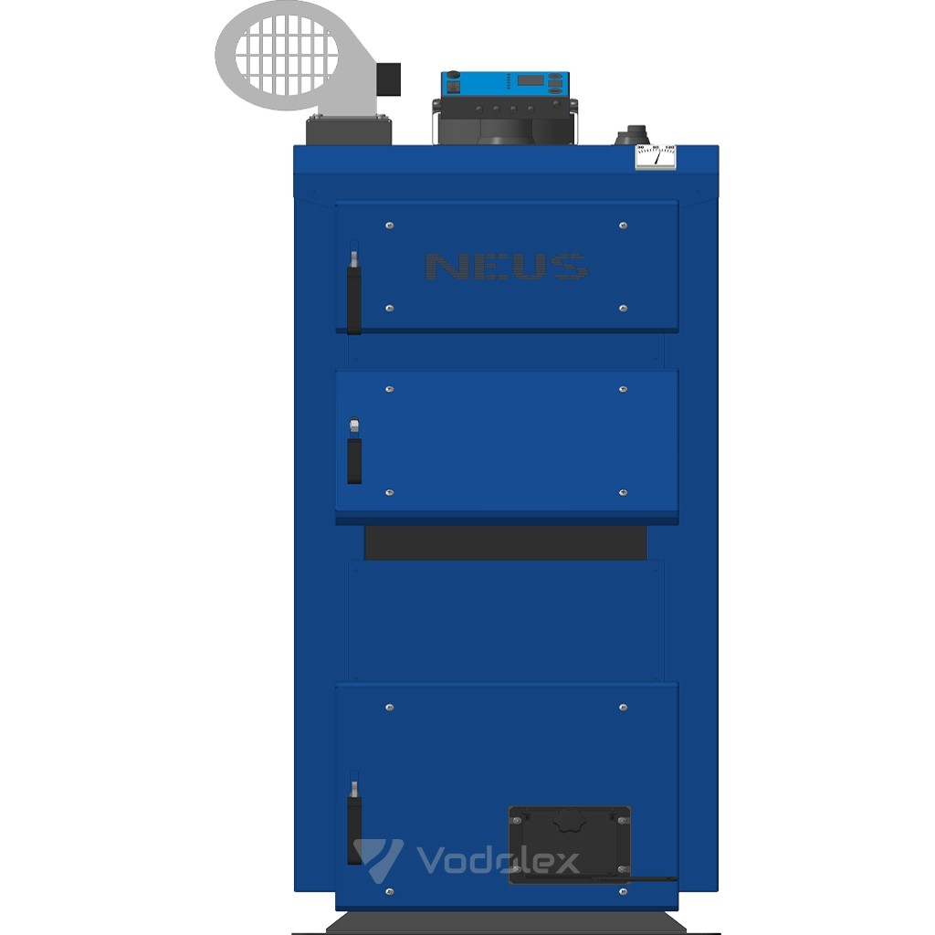 Твердотопливный котел Neus-В 38 квт с увеличенной камерой сгорания ✓ Цена 0  грн. ✓ Киев, Днепр, Харьков
