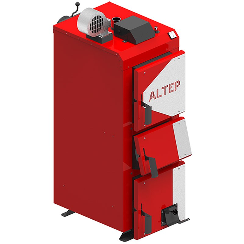 Котел отопления Альтеп Duo Uni  Plus на твердом топливе